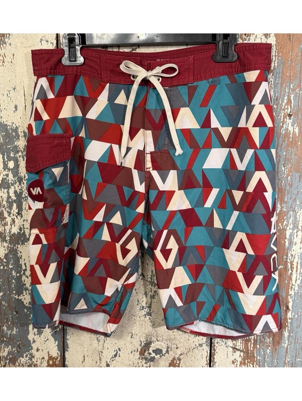 RVCA Men board Swim Shorts Trunks, size 32